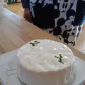 レア・チーズケーキ作製