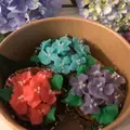 紫陽花お花絞り