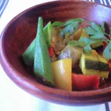夏野菜のポリネシアンカレーマリネ