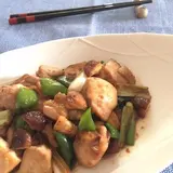 焼き鳥風鶏肉野菜炒め