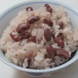 うるち米で作るお赤飯
