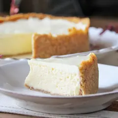 濃厚な２層のチーズケーキ