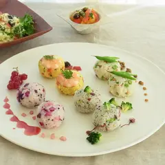 野菜ソムリエ厳選季節の野菜の手鞠のお寿司