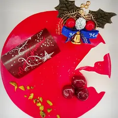 2019　クリスマスケーキ　【グリオット・ピスターシュ】