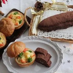 クリスマスショコラパトン＆グラタンパン