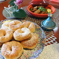 モロッコのドーナツ&コロッケ