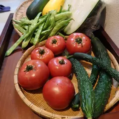 「季節の薬膳レッスン－夏」夏野菜は自家菜園から。