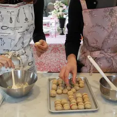 イタリアのお菓子「バーチ・ディ・ダーマ」作り♪