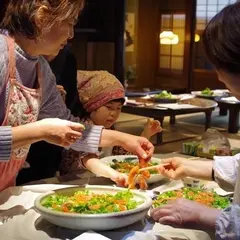 京都町家　旬の魚を丸ごと生かす料理教室　桜鱒
