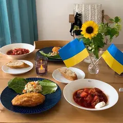 チャリティイベント、ウクライナ料理会を開きました。