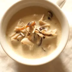 豆乳きのこスープ