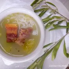 春キャベツと大根スープ