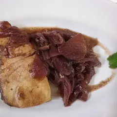 イタリア伝統料理　鯛のバルサミコ風味