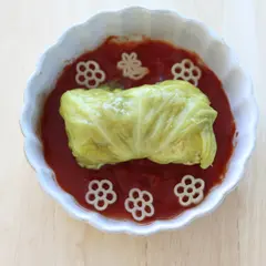 ロールキャベツ　冷製トマトソース