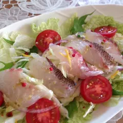 鯛と白菜のゆず胡椒サラダ