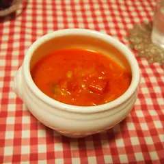 オクラのトマトスープ