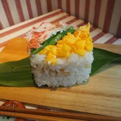 秋の海老菊花押し寿司
