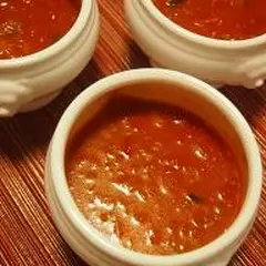 バルサミコ酢のトマトスープ