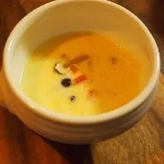 生ハムのクリームスープ