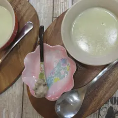 甘酒入り豆腐・豆乳ジンジャースープ