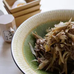 牛肉と牛蒡の炒め煮(テレビ収録用冷凍庫レシピ)