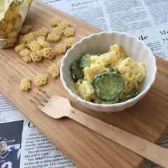 卵とツナのフラワーマカロニサラダ