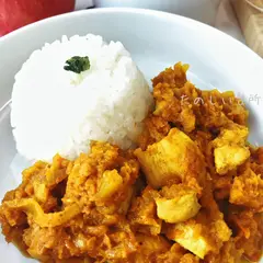 りんご入りチキンカレー