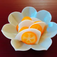 金柑と蕪～蜂蜜味噌ドレッシング～