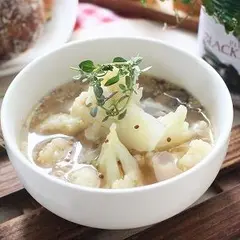 カリフラワーのマスタードスープ