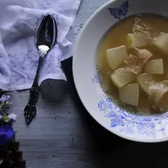 冬瓜と寒天のスープ
