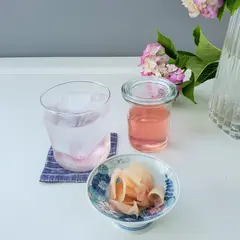 【季節】桃色ガリとジンジャー＆ヴィネガーシロップ