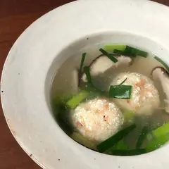 豆腐団子の春雨スープ