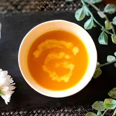 レンジで簡単！和風かぼちゃスープ