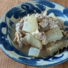 冬瓜と豚バラ肉の味噌煮