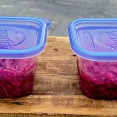 日持ち1ヵ月（冷蔵）紫キャベツの甘酢マリネ