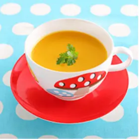 【3】かぼちゃと人参の冷たいスープ