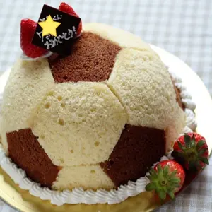 サッカーボール立体ケーキ Kitchen Ciao のブログ クスパ