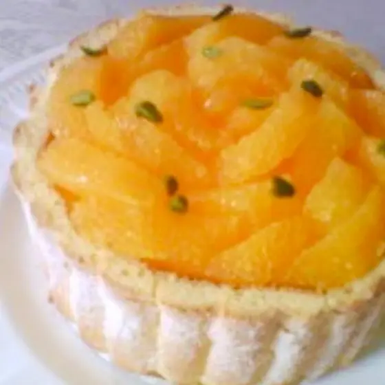 お菓子レッスン「オレンジのシャルロットケーキ」
