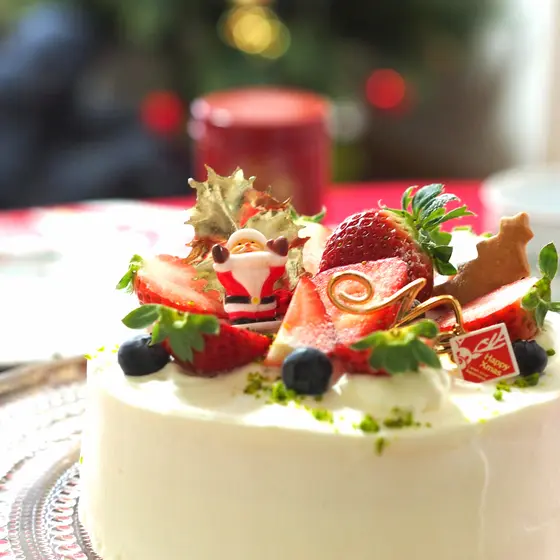 クリスマス★苺のショートケーキをご紹介します。