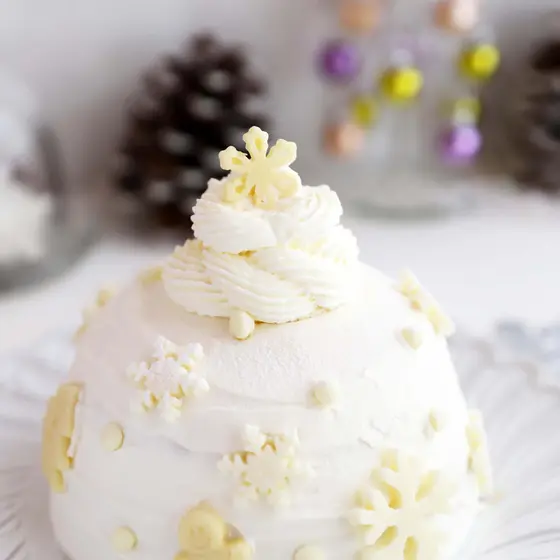 真っ白なクリスマスケーキ【ノエル・ブラン】
