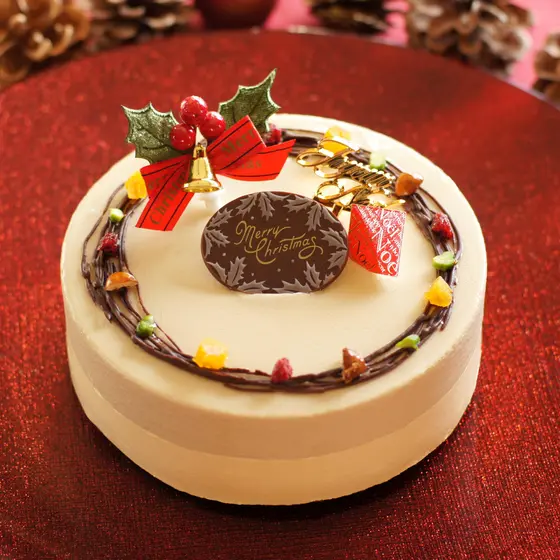 クリスマスケーキ・2021　と　塩バニラのサブレ・ゲランド