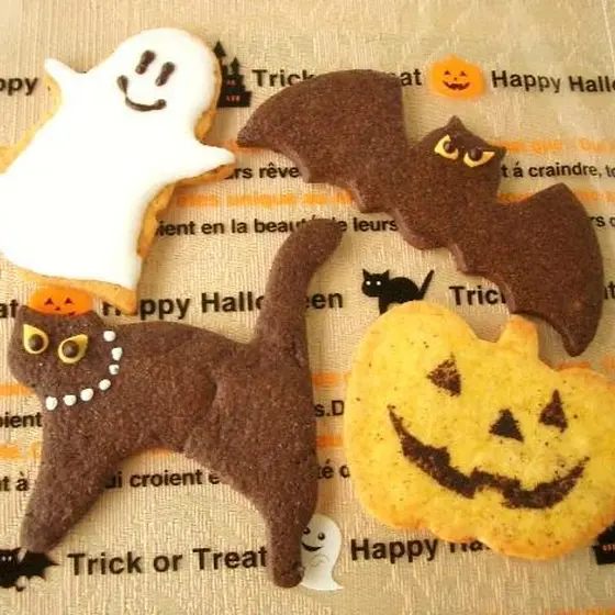 かぼちゃの生地で作る♡ハロウィーンクッキーとキャラメルパンプキンプリン♪