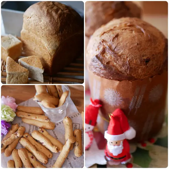 お楽しみクリスマスレッスン（パン2種・お菓子）