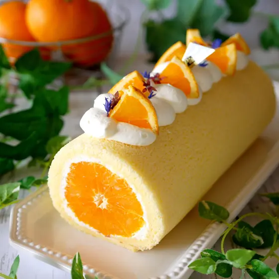 洋菓子（オンラインレッスン）【丸ごとオレンジのロールケーキ】