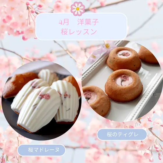 洋菓子コース 【桜】