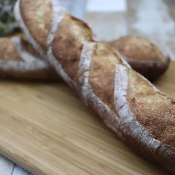 自家製酵母で作るパン　ド　ミ　メランジュとバゲット　セーグル