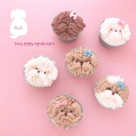 ALA　Furry Puppy Cupcake