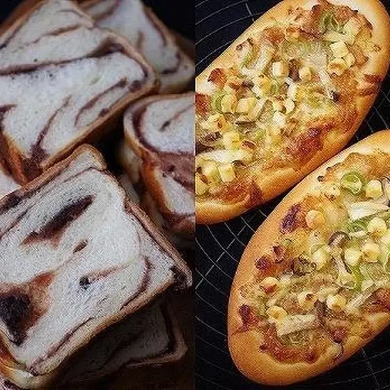 餡食パン・ツナ味噌ピザパン