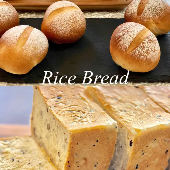 米粉で作る、香り豊かなパンとスイーツ