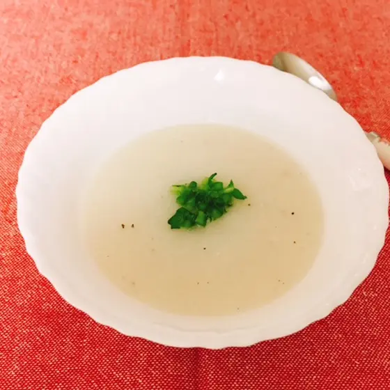 1月　かぶと山芋のスープ